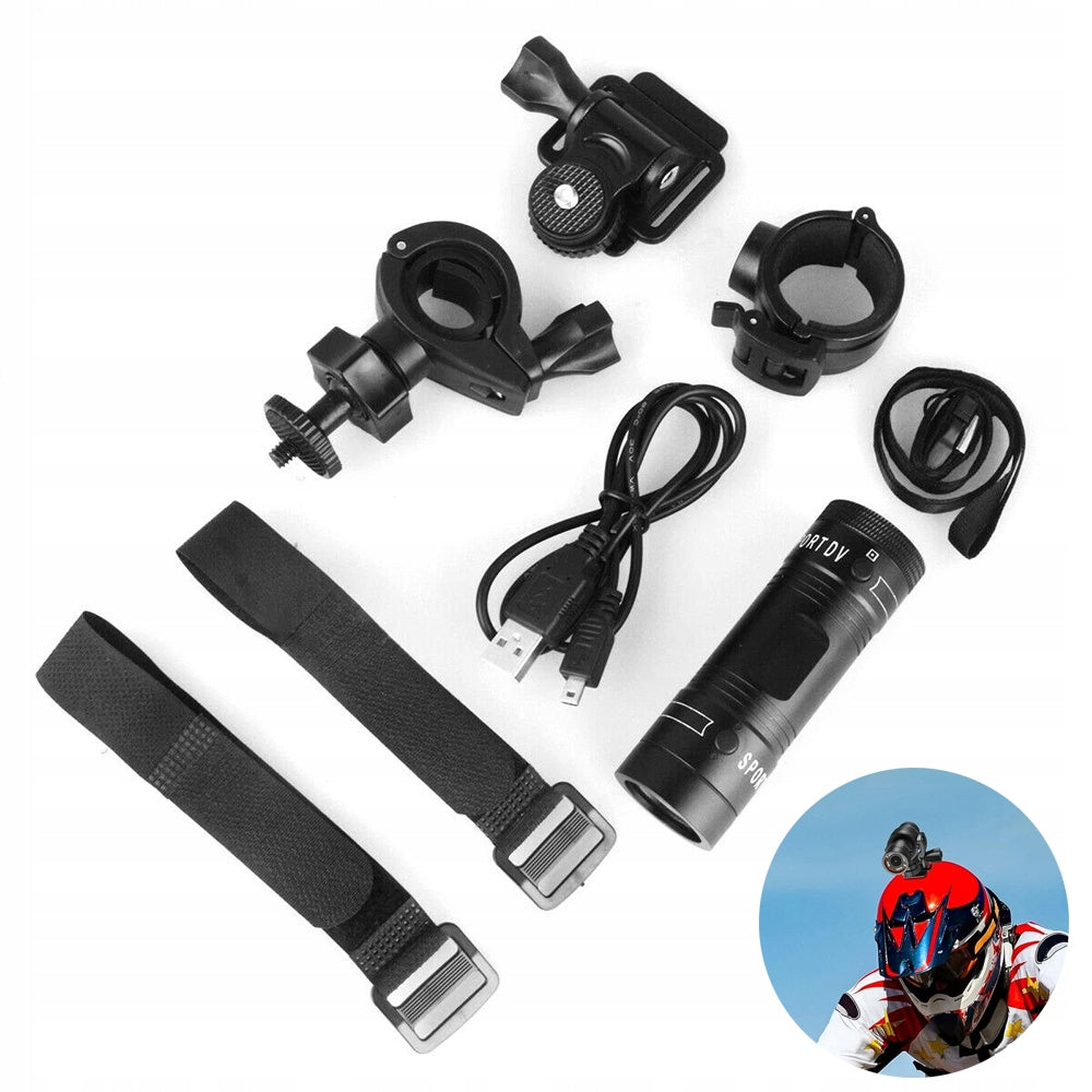 BICYCLE MOTORCYCLE CAMERA, 1080P SPORTS CAMERA FOR BICYCLE HELMET