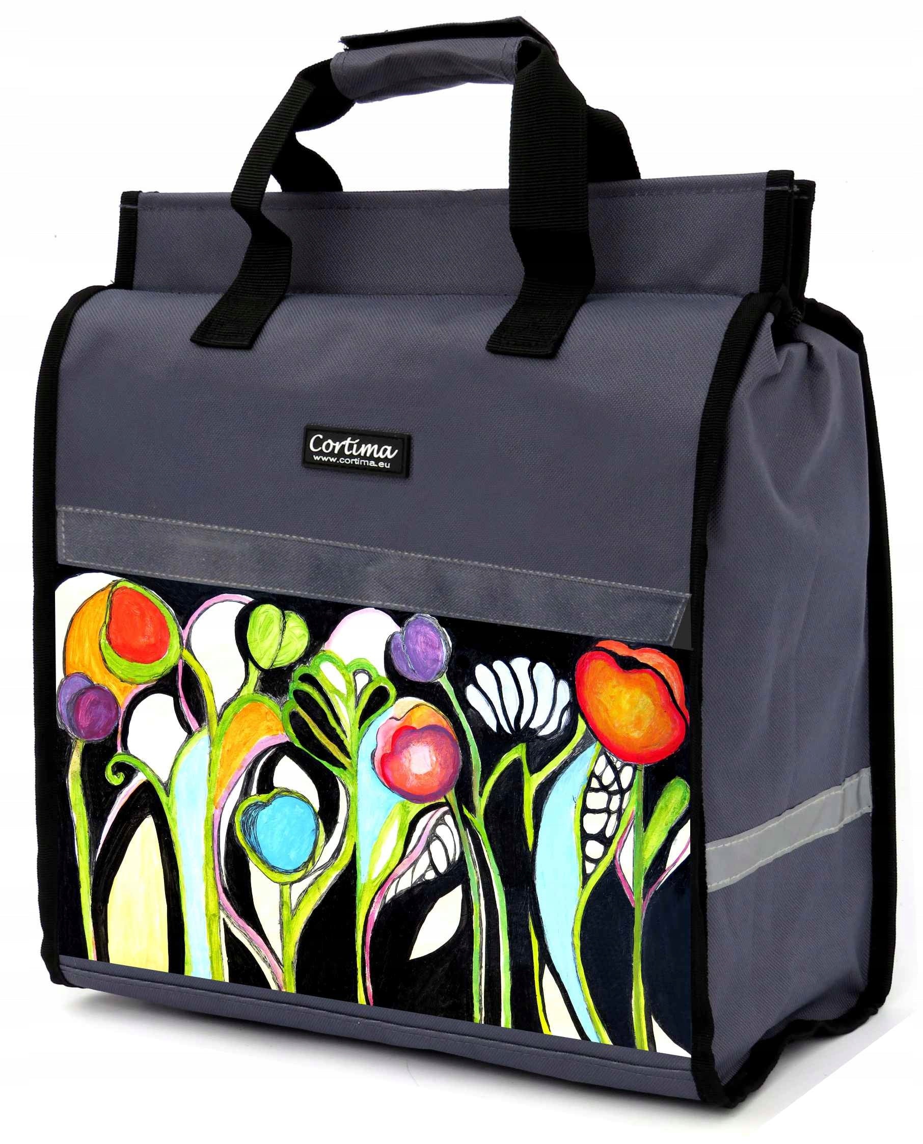 BICYCLE PANNIER BAGS FOR WOMEN'S LUGGAGE RACK CORTIMA