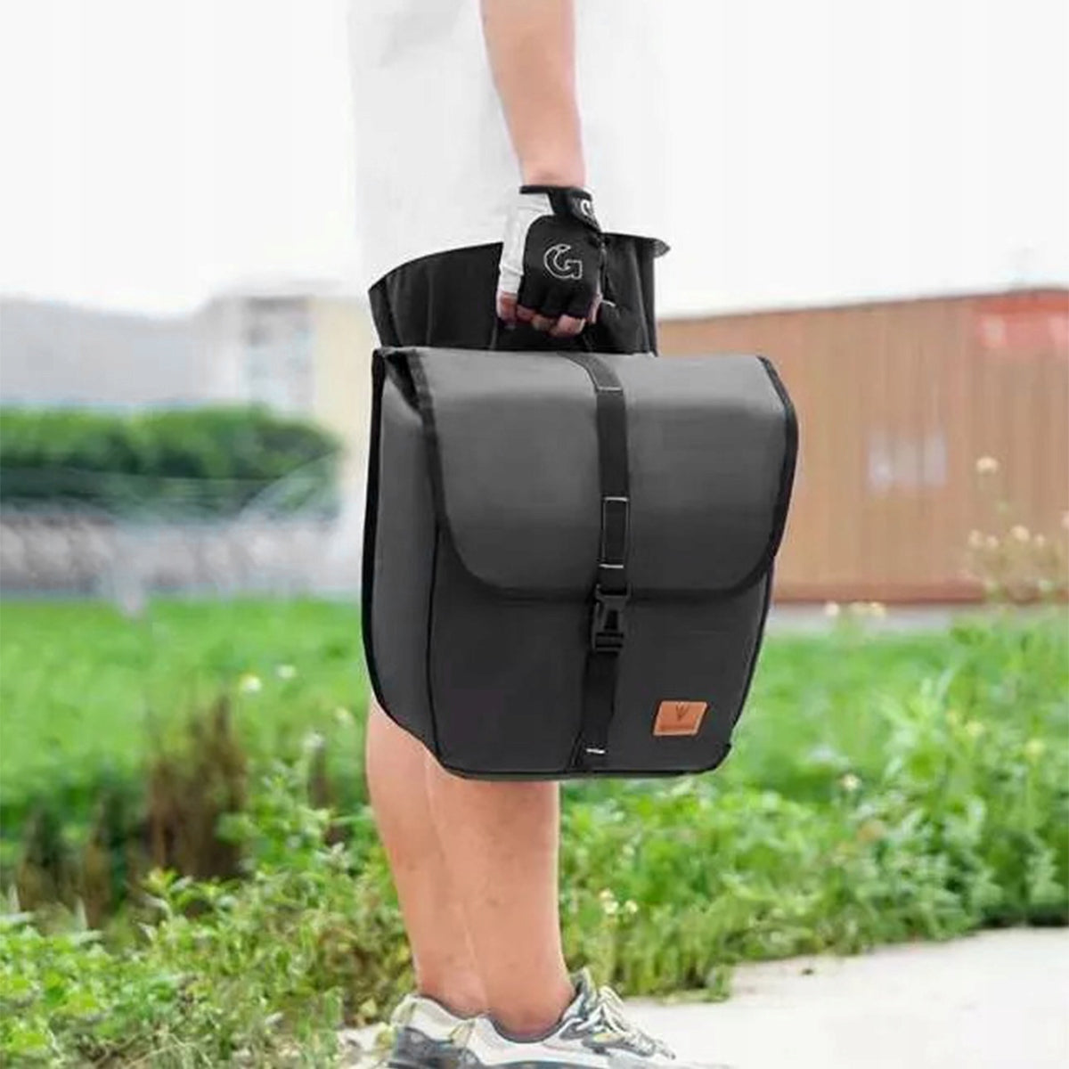 BICYCLE PANNIER BAGS ROOMY RIGID WATERPROOF FOR HIKING AND MOUNTAIN Dedicated for urban bikes street bikes road bikes