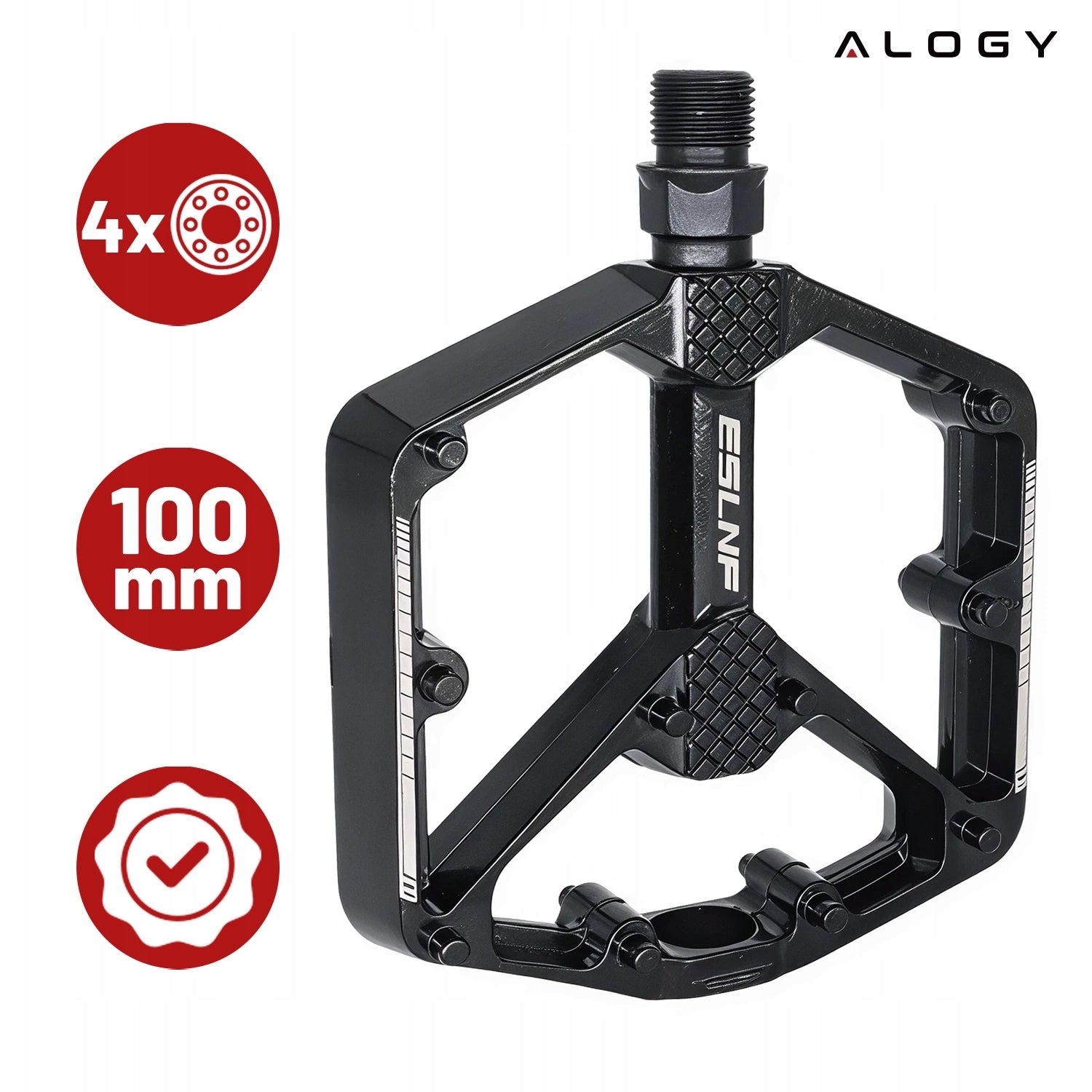 BICYCLE PEDALS PLATFORM ALUMINUM NON-SLIP PEDAL SET 2PCS Dedicated for BMX bikes cross bikes dirt bikes e-bikes enduro bikes gravel bikes urban bikes MTB (mountain bikes) cyclocross bikes street bikes road bikes trekking bikes downhill bikes trail bikes