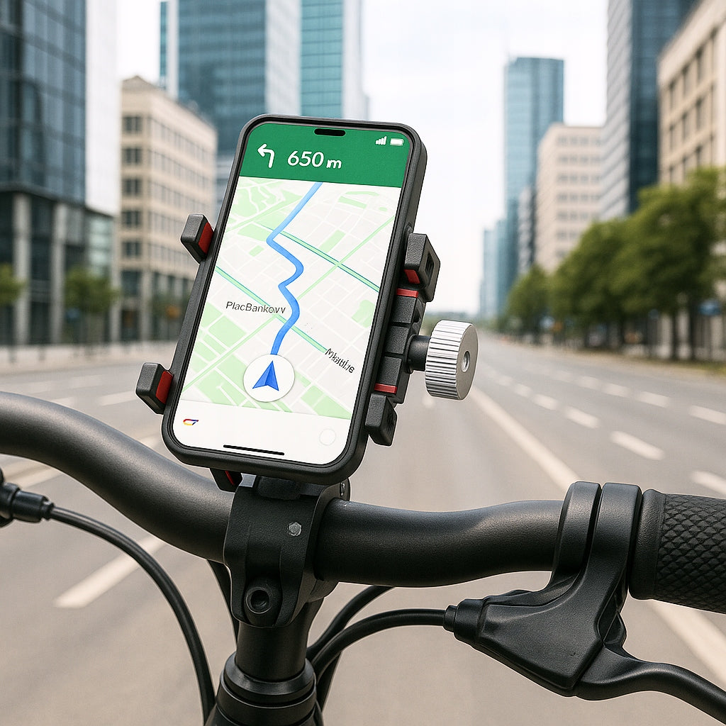 BICYCLE PHONE HOLDER ANTI SHOCK HANDLEBAR FOR SCOOTER MOTORCYCLE Packaging status original