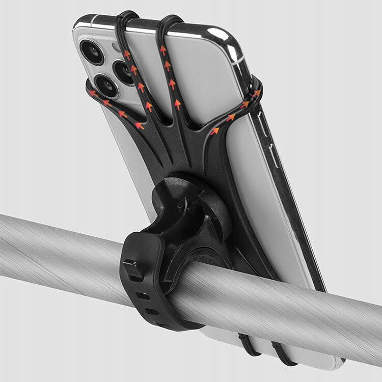 BICYCLE PHONE HOLDER BIKE HANDLEBAR SILICONE STRONG ADJUSTABLE EAN (GTIN) 5900415410874