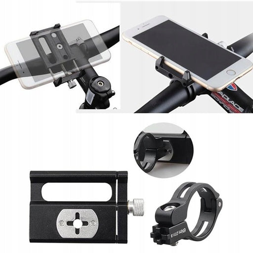 BICYCLE PHONE HOLDER FOR BICYCLE HANDLEBARS GUB 85 G-85 + RUBBER Model G-85 + Guma