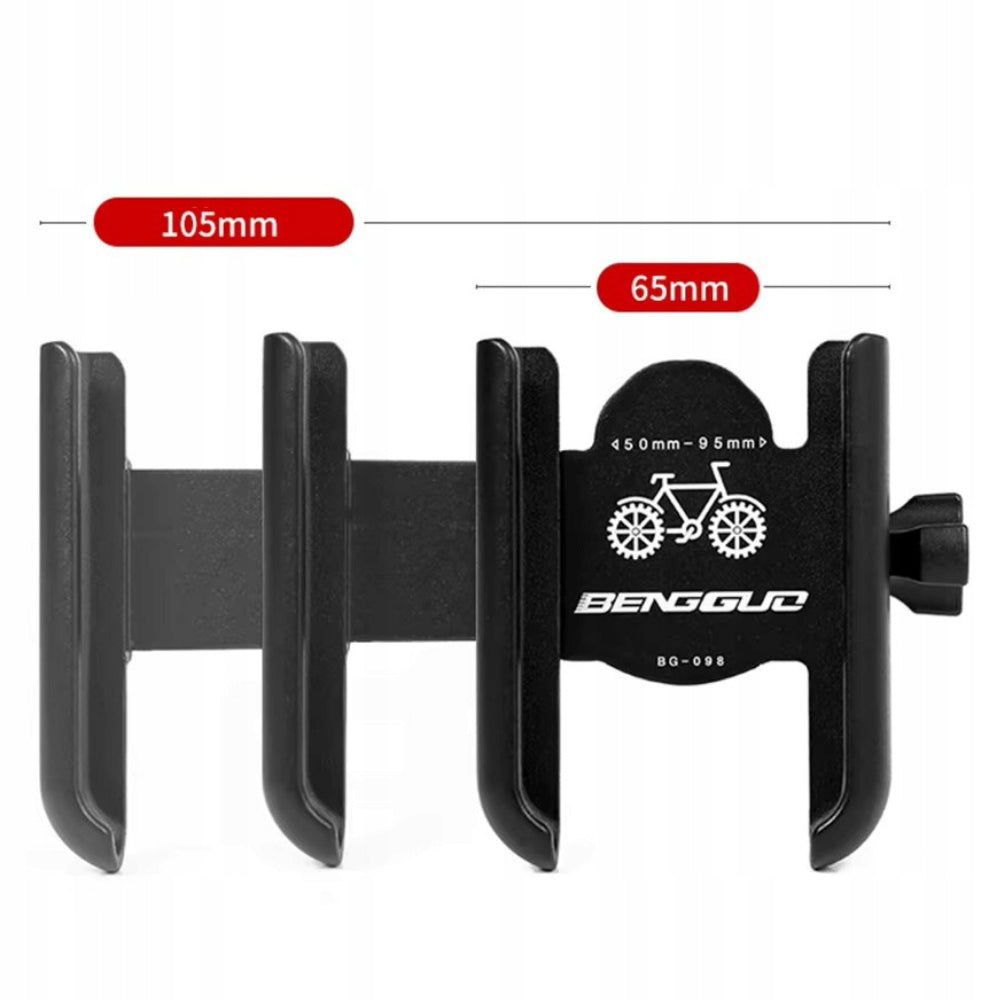 BICYCLE PHONE HOLDER HANDLEBAR ANTI SHOCK ADJUSTABLE STRONG 360° Manufacturer code Uchwyt Aluminiowy