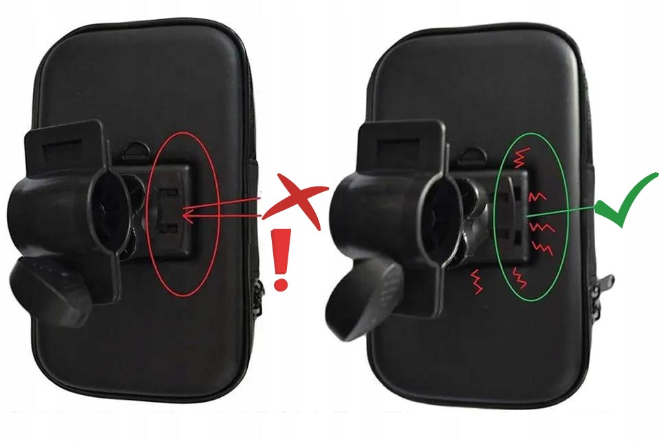 BICYCLE PHONE HOLDER MOTORCYCLE HANDLEBARS Power for Phone for Bike Model ESTIPRO