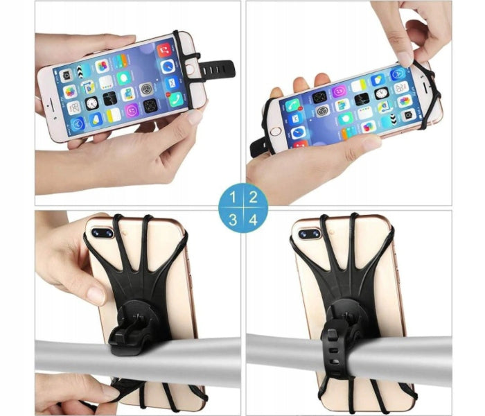 BICYCLE PHONE HOLDER SILICONE HANDLEBAR Model Silikonowy