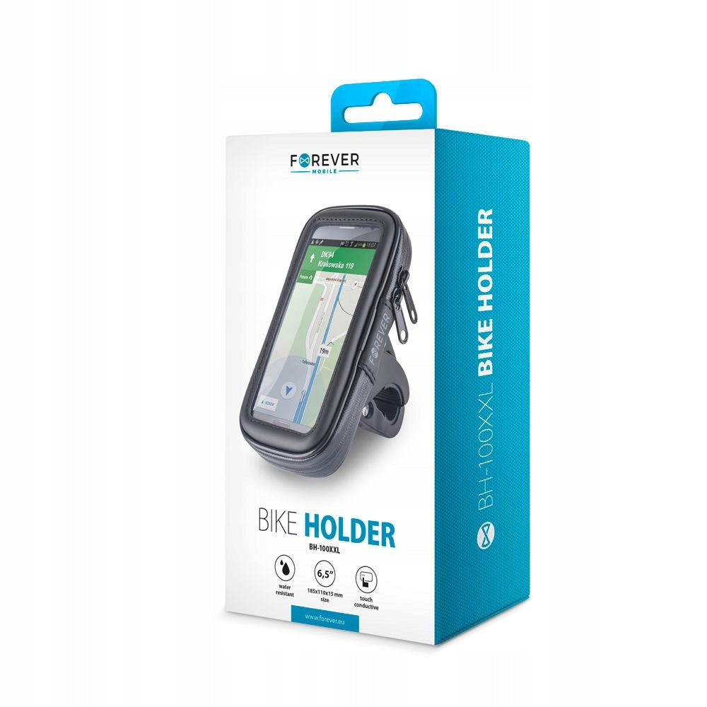BICYCLE PHONE HOLDER WATERPROOF FOR SMARTPHONE FOREVER XXL BH-100 Packaging status original