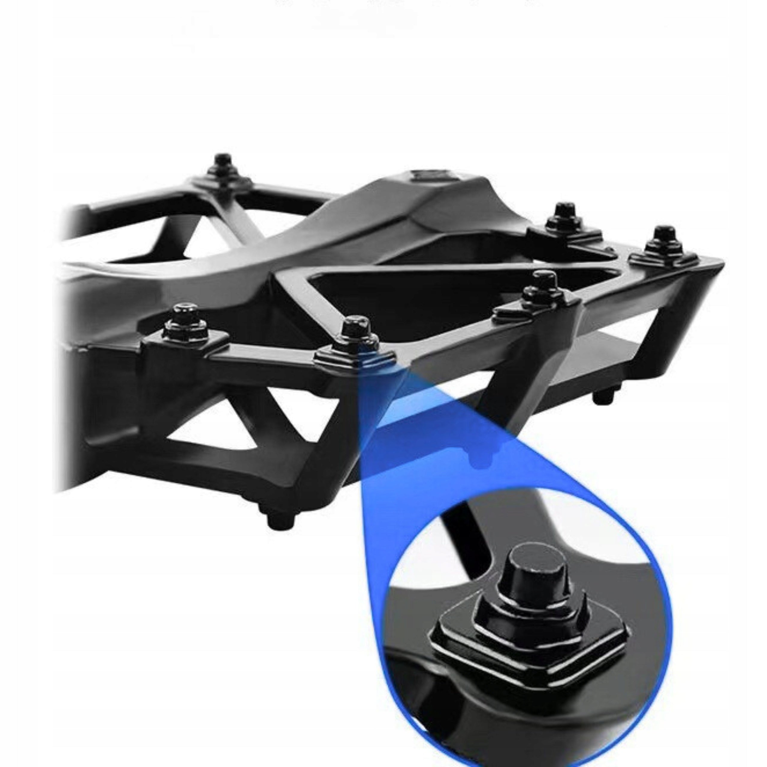 BICYCLE PLATFORM PEDALS ALUMINUM NON-SLIP PEDAL SET 2PCS Brand Gearox