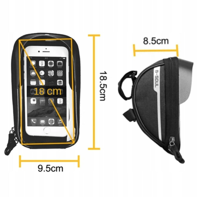 BICYCLE POUCH BAG BICYCLE HOLDER FOR BICYCLE PHONE WATERPROOF CASE Product weight with unit packaging 0.096 kg