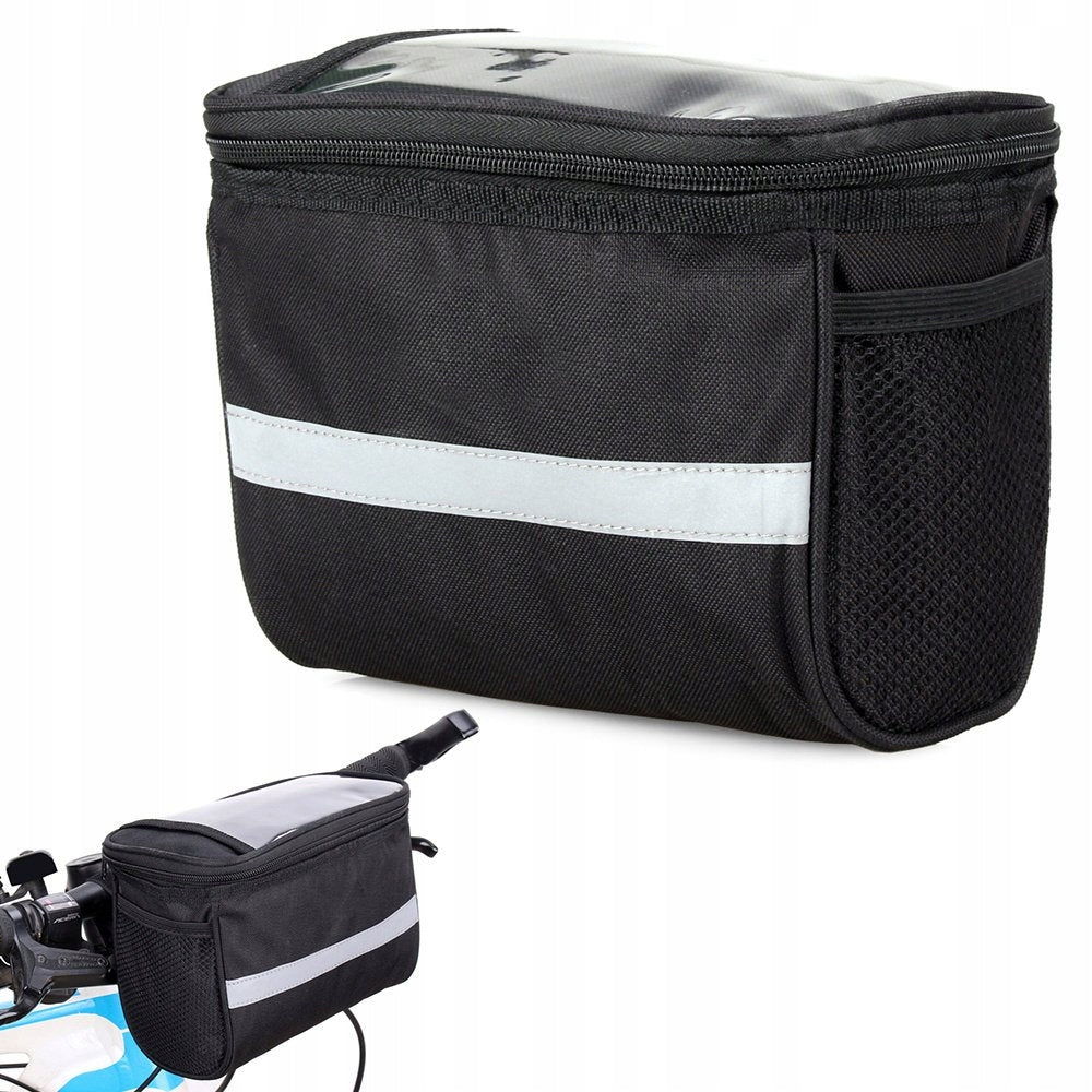 BICYCLE POUCH BAG FOR HANDLEBAR WATER-RESISTANT CASE FOR PHONE WALLET