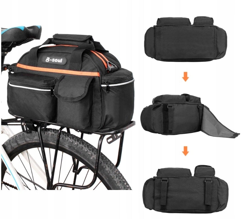 BICYCLE POUCH BAG FOR TRUNK ROOMY BAG FOR TRUNK Capacity 30 l