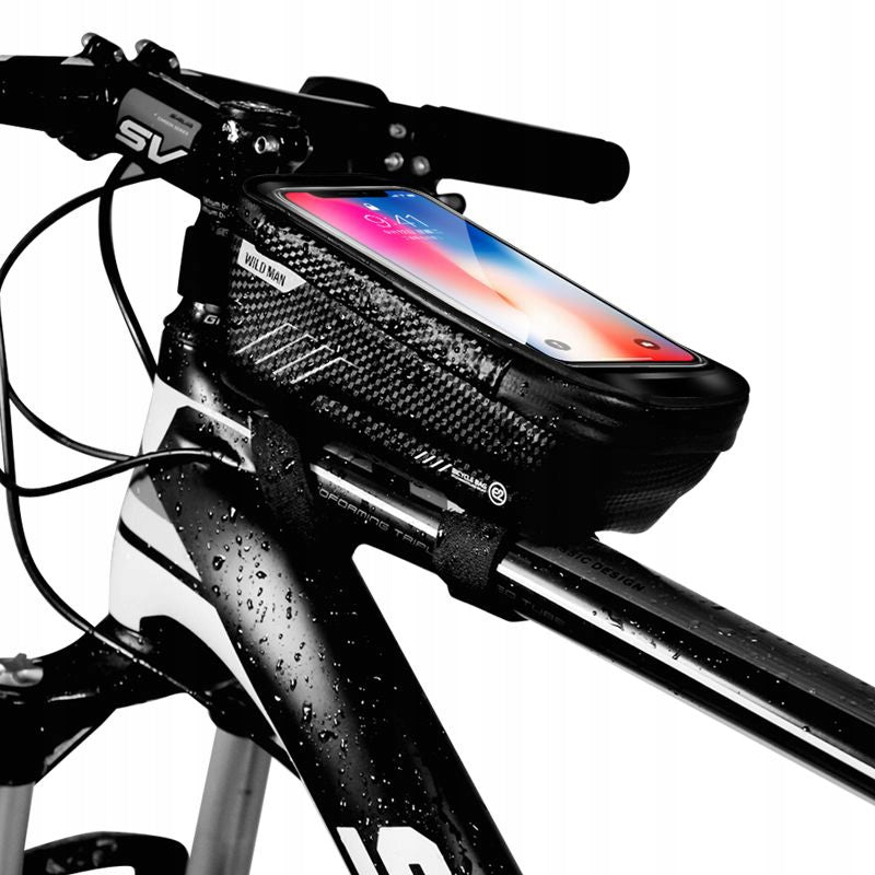 BICYCLE POUCH BAG HOLDER CASE, PHONE CASE, for Wildman bicycle frame