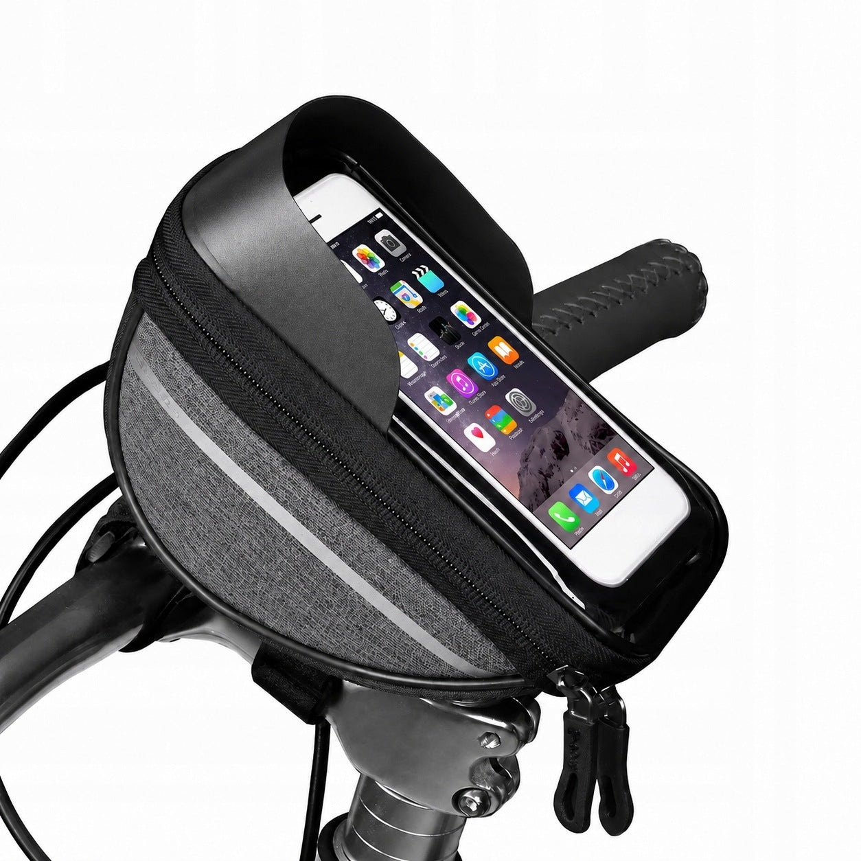 BICYCLE POUCH BAG for handlebar frame PHONE HOLDER WATERPROOF