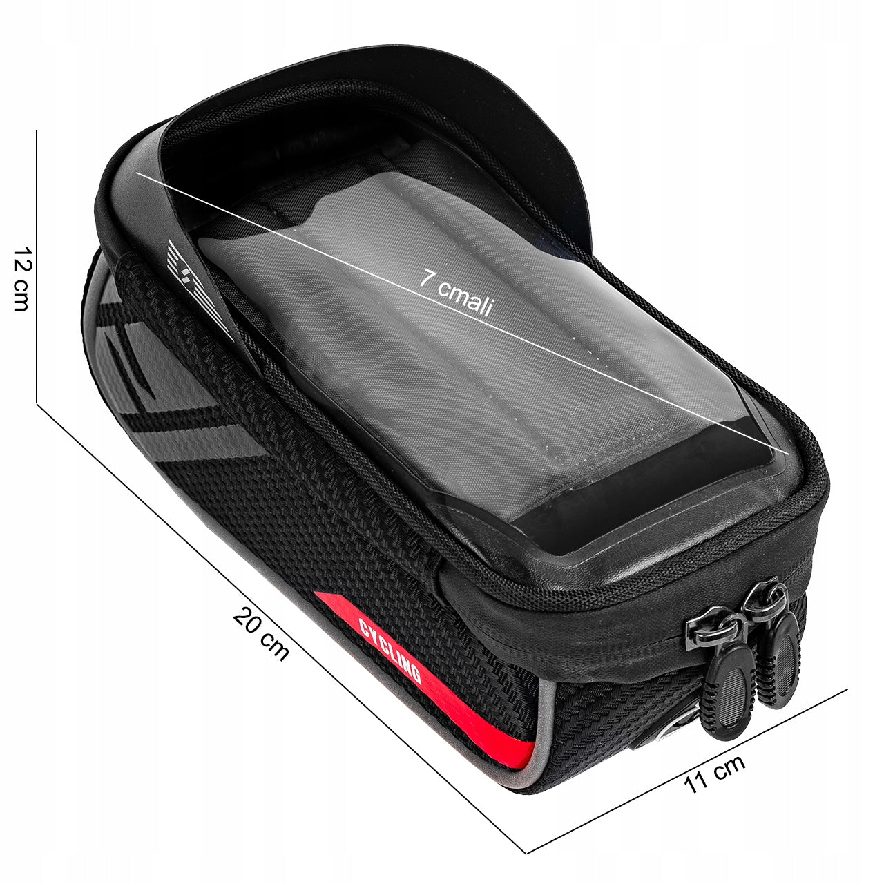 BICYCLE POUCH BICYCLE BAG WATER-RESISTANT FRAME HOLDER PULL-DOWN CASE 1L Packaging status original