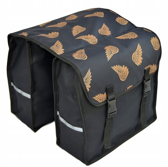 BICYCLE POUCH, BICYCLE RACK BAG 2x15L