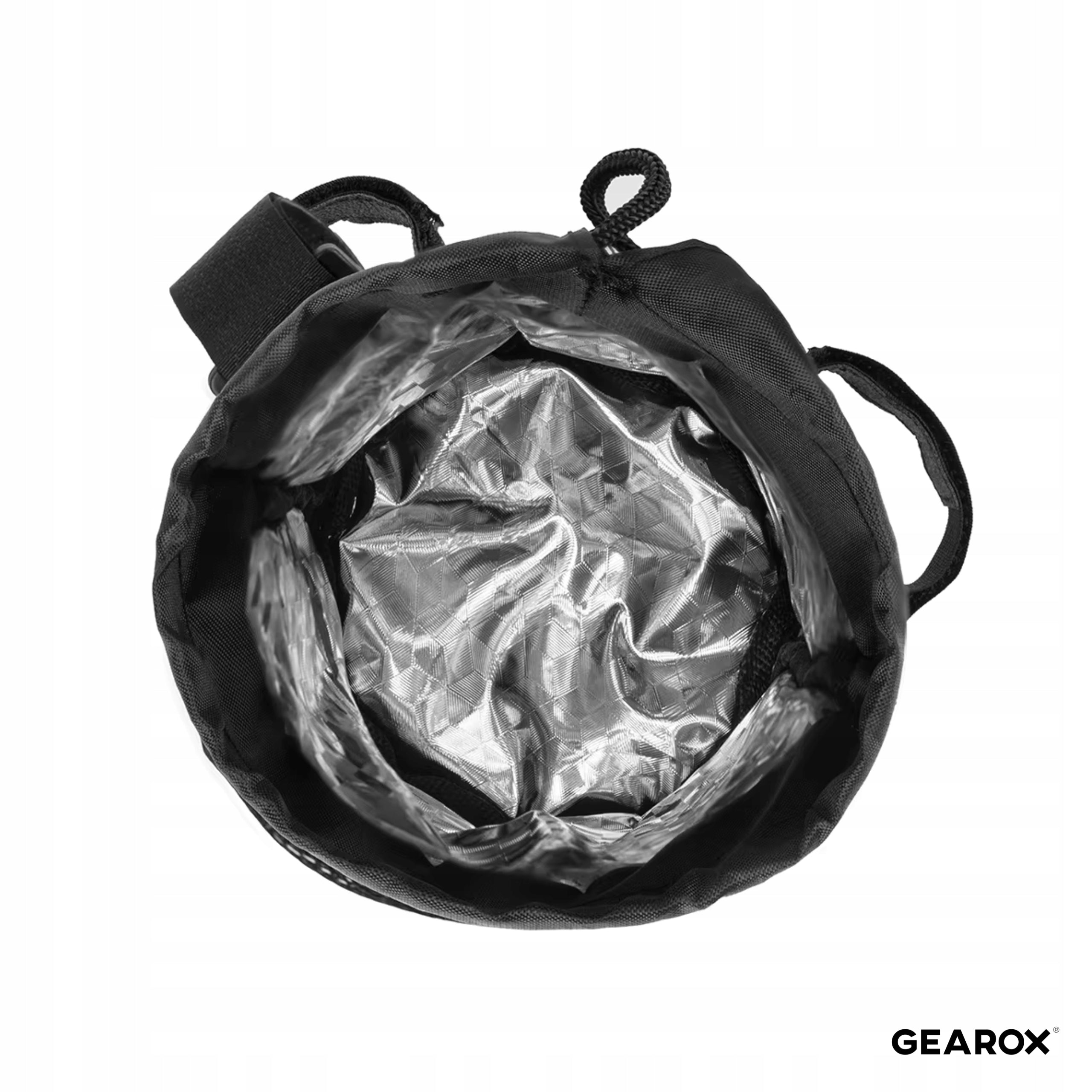 BICYCLE POUCH BOTTLE BAG WATER BOTTLE FRONT THERMAL HOLDER COVER Color black