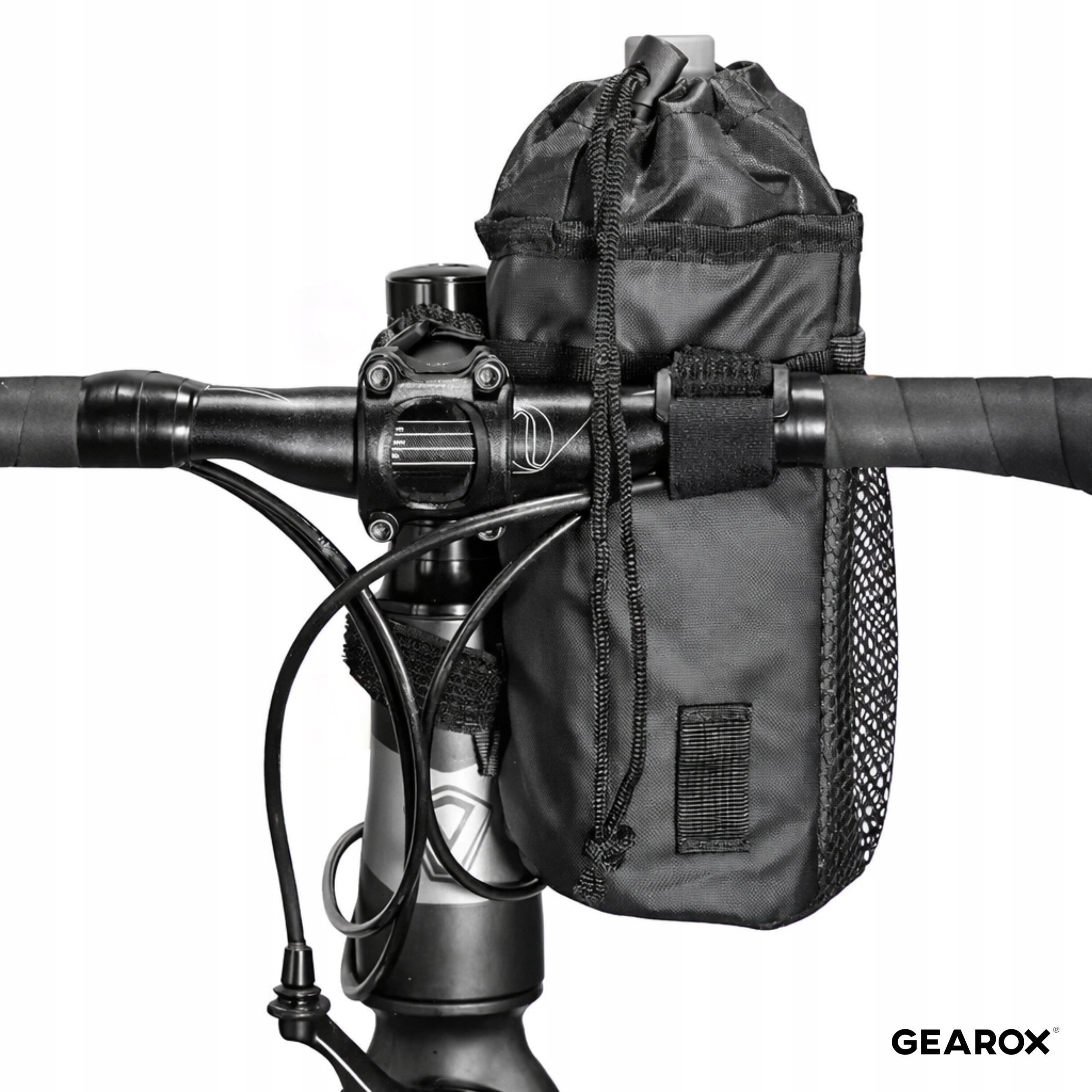 BICYCLE POUCH BOTTLE BAG WATER BOTTLE FRONT THERMAL HOLDER COVER Model Gearox SAKWA ROWEROWA NA KIEROWNICĘ KIESZEŃ