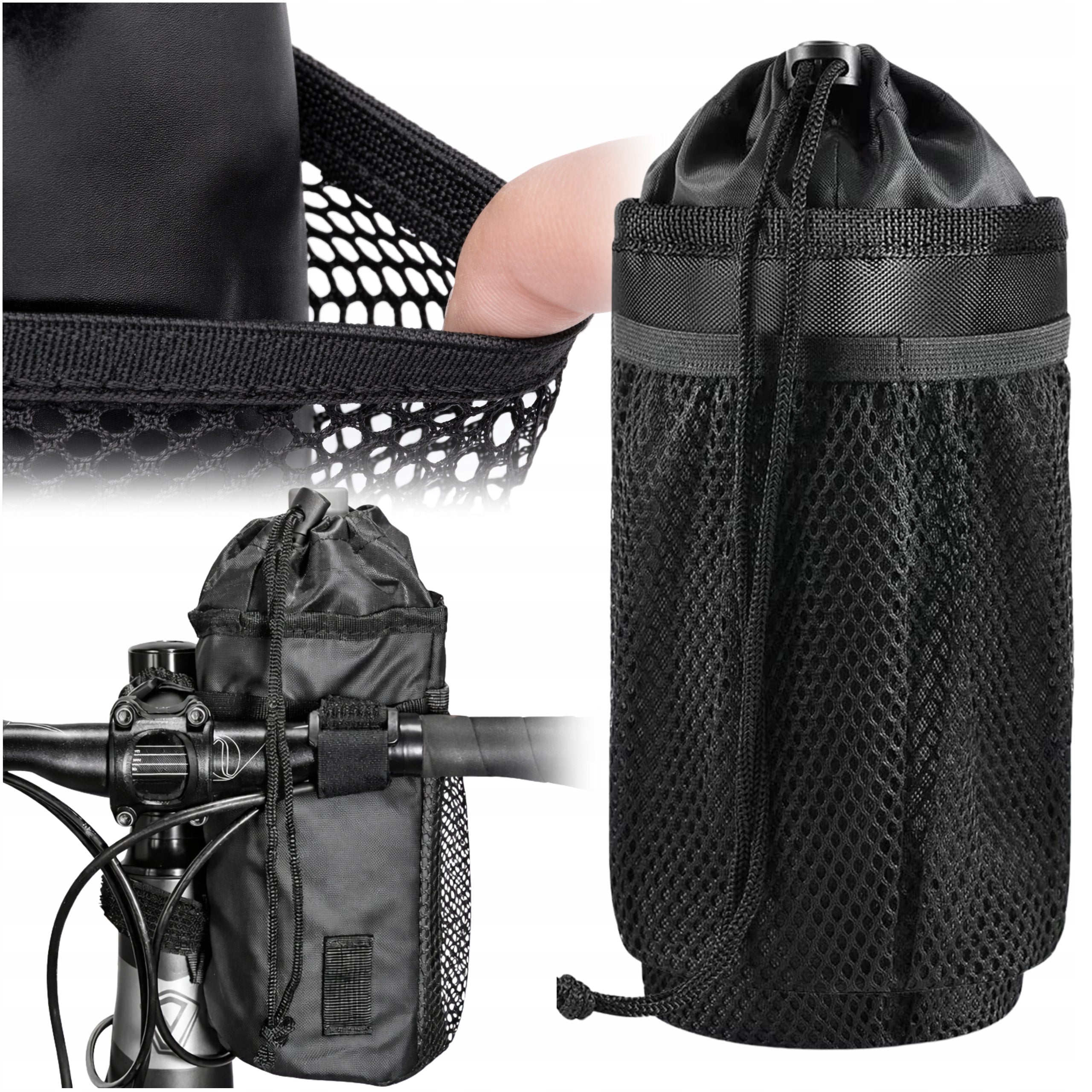 BICYCLE POUCH BOTTLE BAG WATER BOTTLE FRONT THERMAL HOLDER COVER