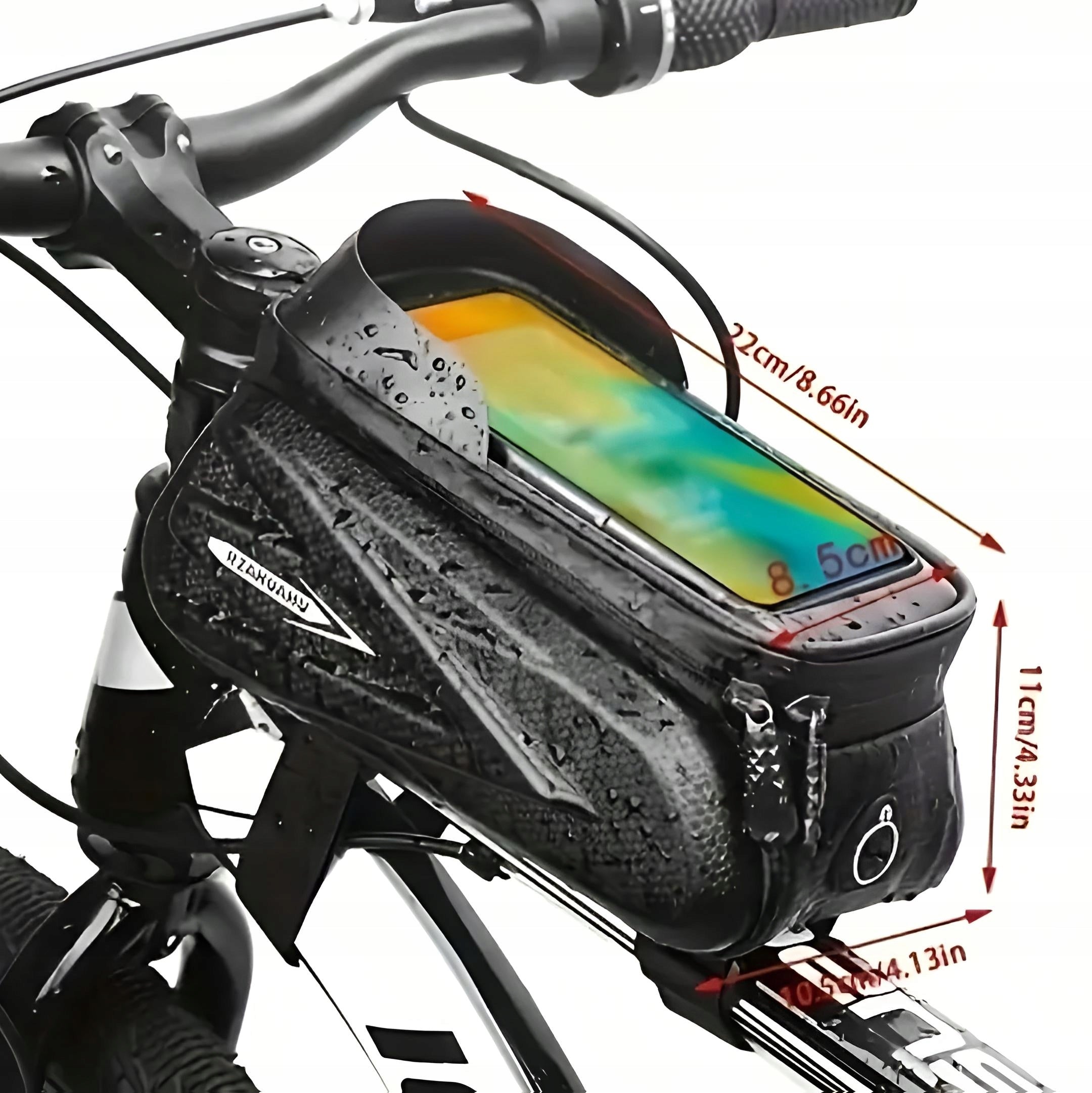 BICYCLE POUCH FOR BIKE RACK BAG BICYCLE HOLDER PHONE HANDLEBARS Packaging status original