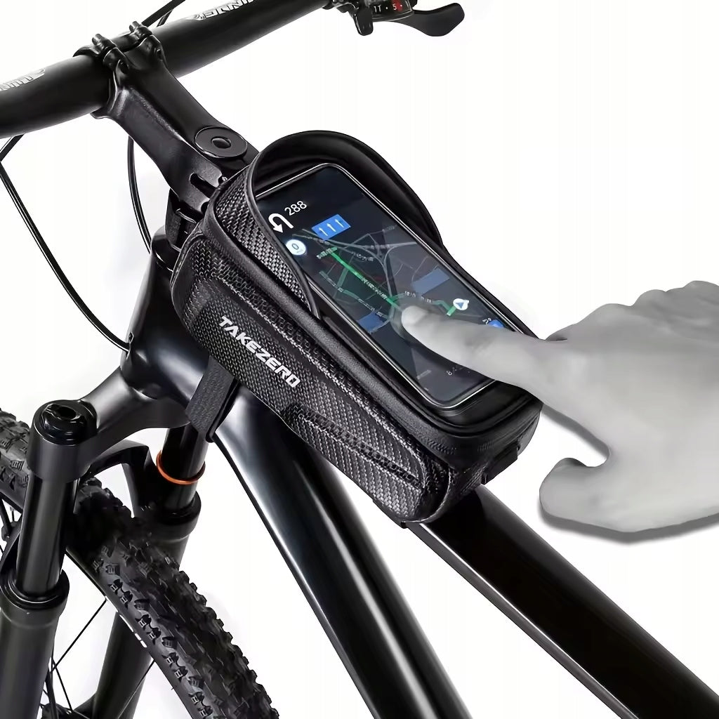 BICYCLE POUCH FOR FRAME PHONE WATERPROOF 1,5L HOLDER CASE POUCH BAG Capacity 1 l
