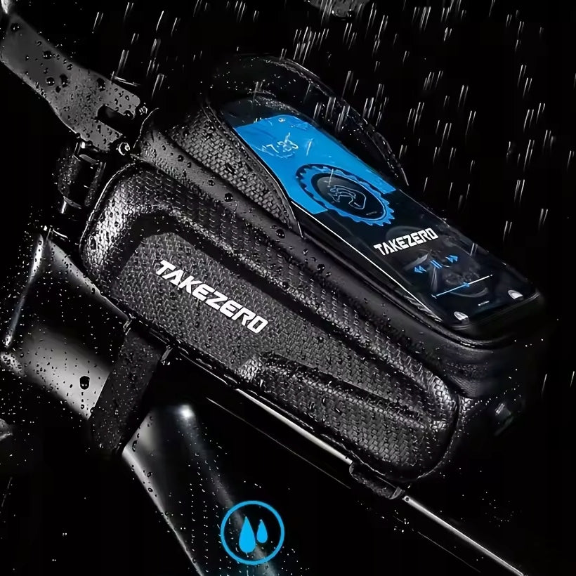 BICYCLE POUCH FOR FRAME PHONE WATERPROOF 1,5L HOLDER CASE POUCH BAG Model takezero