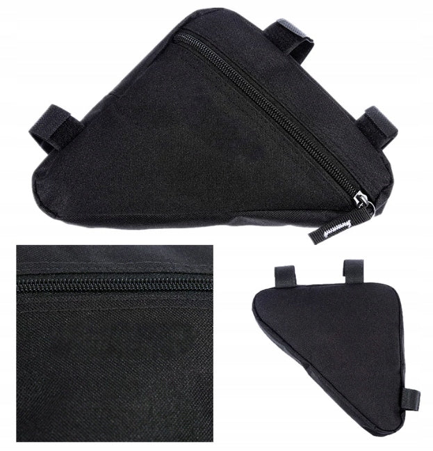 BICYCLE POUCH FOR FRAME TRAVEL BIKE BAG POUCH ROOMY BLACK EAN (GTIN) 5903899253081