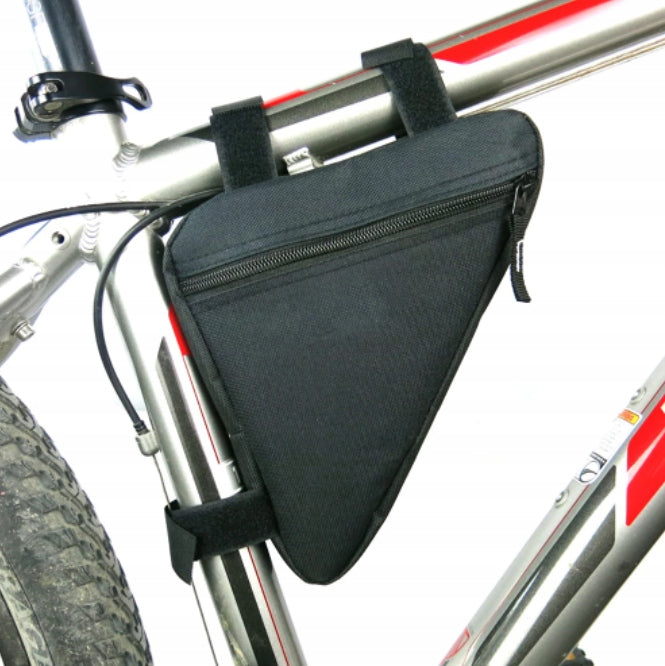 BICYCLE POUCH FOR FRAME TRAVEL BIKE BAG POUCH ROOMY BLACK Manufacturer code 9121