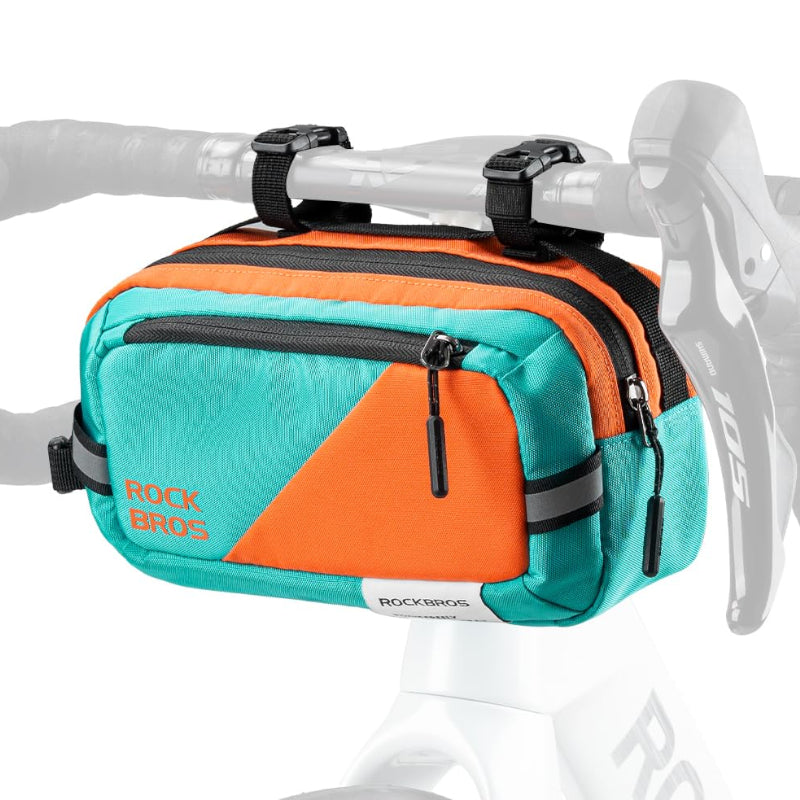 BICYCLE POUCH FOR HANDLEBAR BICYCLE BAG WITH BELT ROOMY 2,5L SACHET