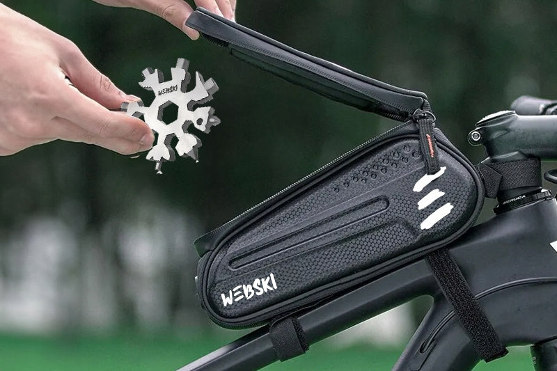 BICYCLE POUCH FOR HANDLEBARS WATERPROOF BAG FOR HANDLEBAR BIKE Kind universal