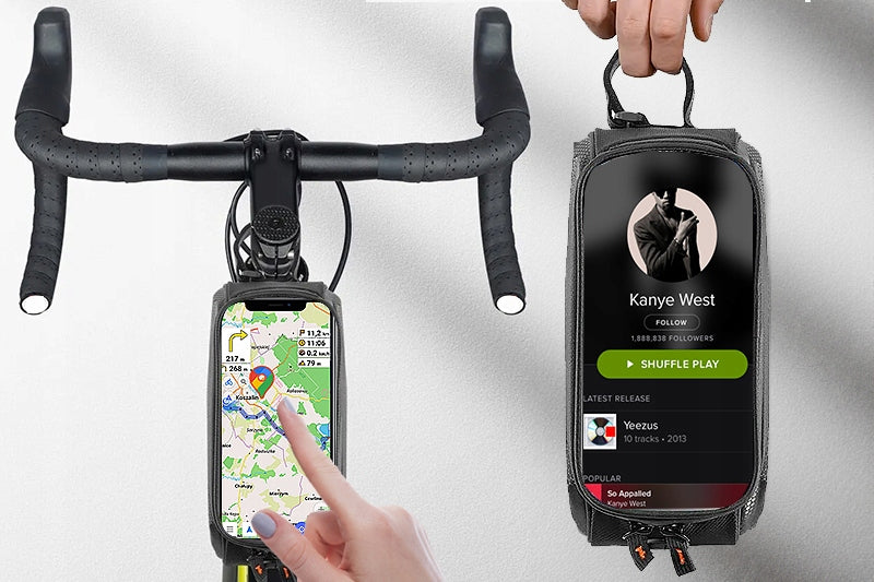BICYCLE POUCH FOR HANDLEBARS WATERPROOF BAG FOR HANDLEBAR BIKE Manufacturer code UCHSAK03