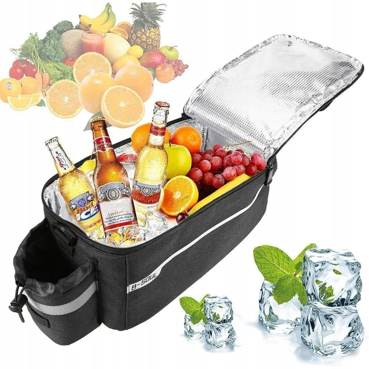 BICYCLE POUCH FOR TRUNK SHOULDER BAG BICYCLE 10L STIFFENED WATERPROOF Packaging status original