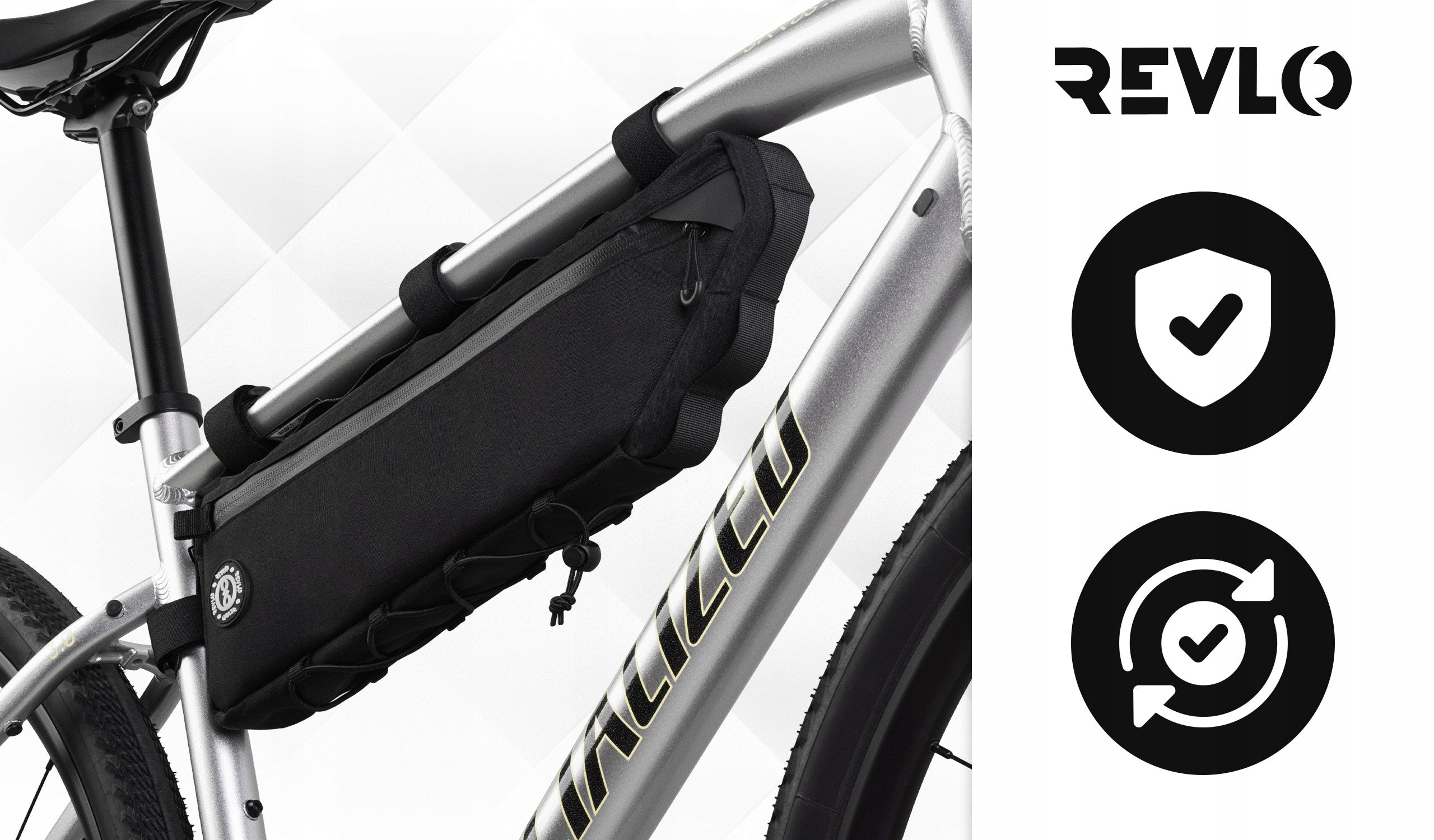 BICYCLE POUCH FRAME BAG BICYCLE WATERPROOF LARGE ROOMY 3 L EAN (GTIN) 5907213779615