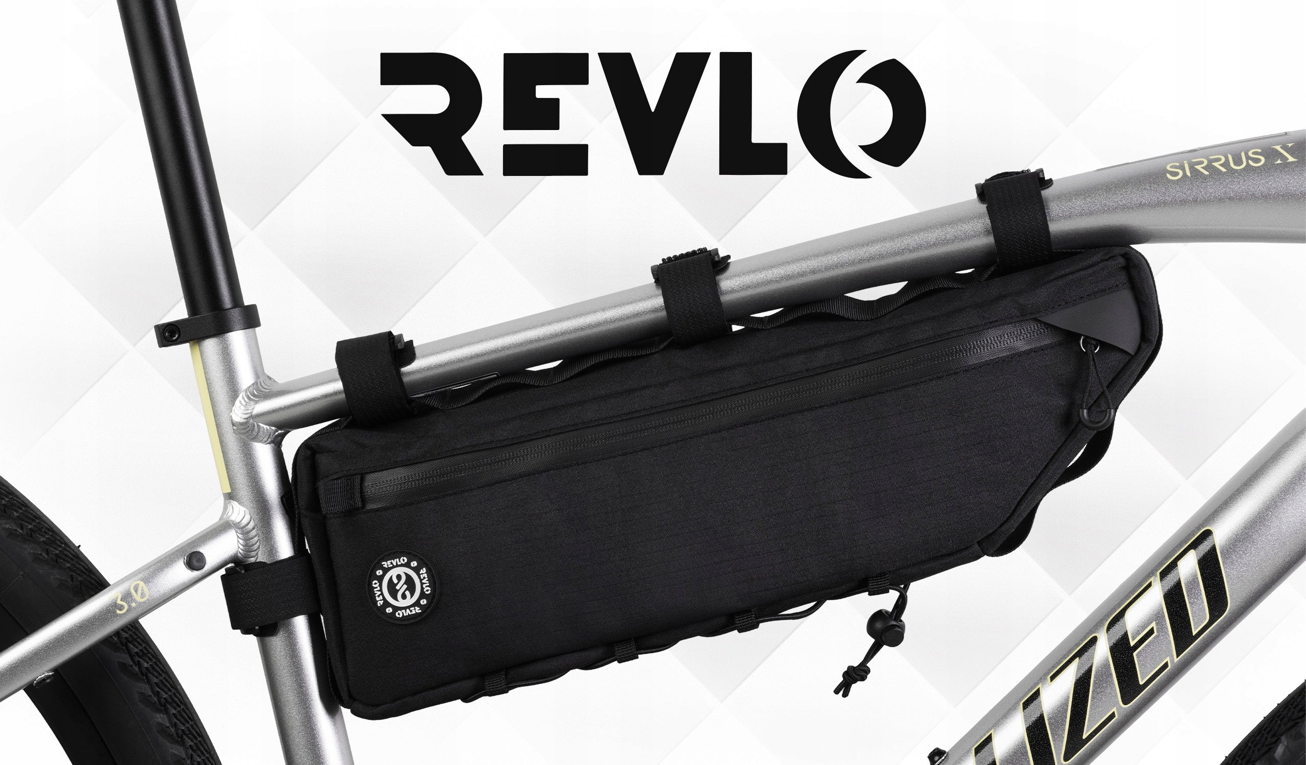BICYCLE POUCH FRAME BAG BICYCLE WATERPROOF LARGE ROOMY 3 L Manufacturer code RVL02
