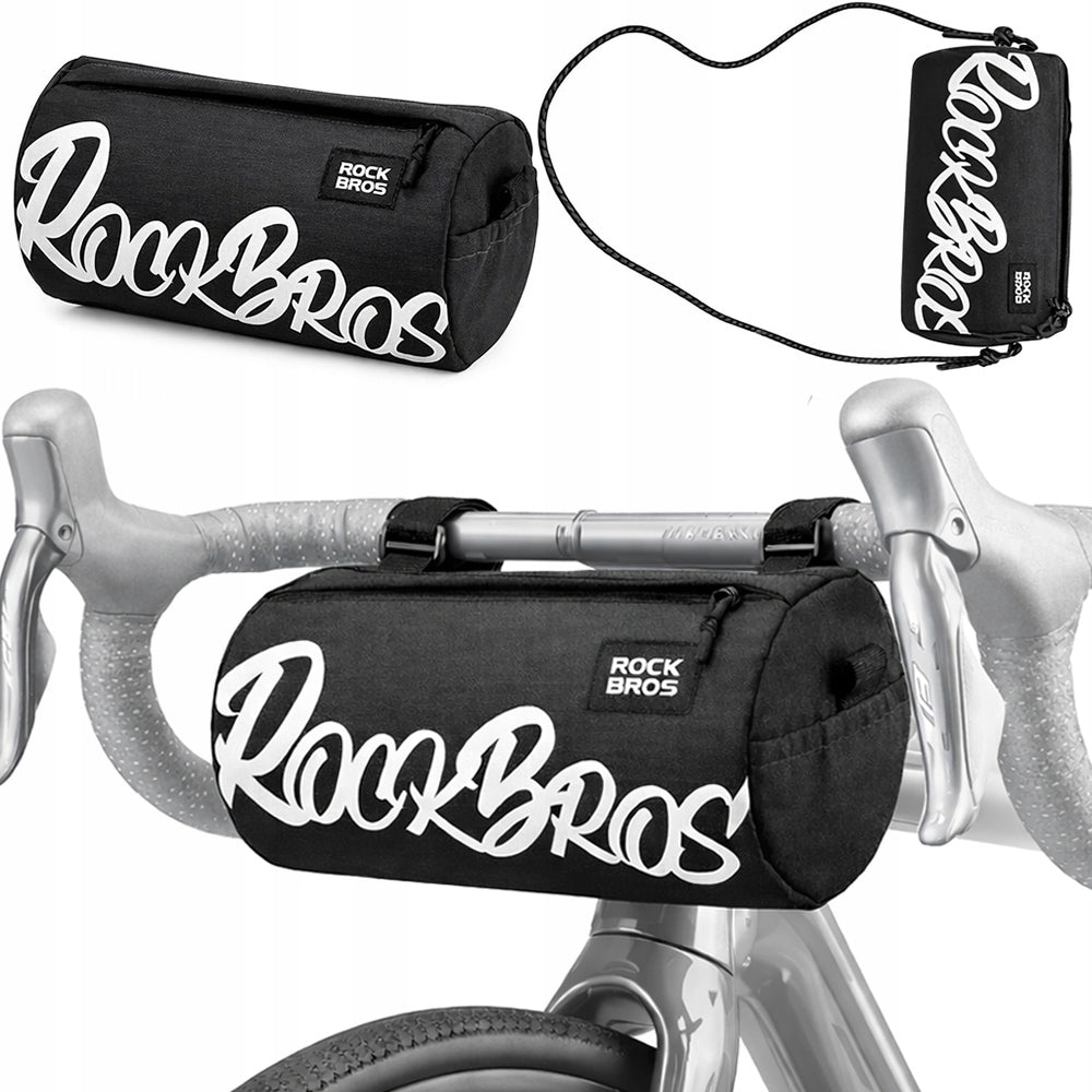 BICYCLE POUCH FRONT HANDLEBAR BIKE 3,6L WATERPROOF BLACK