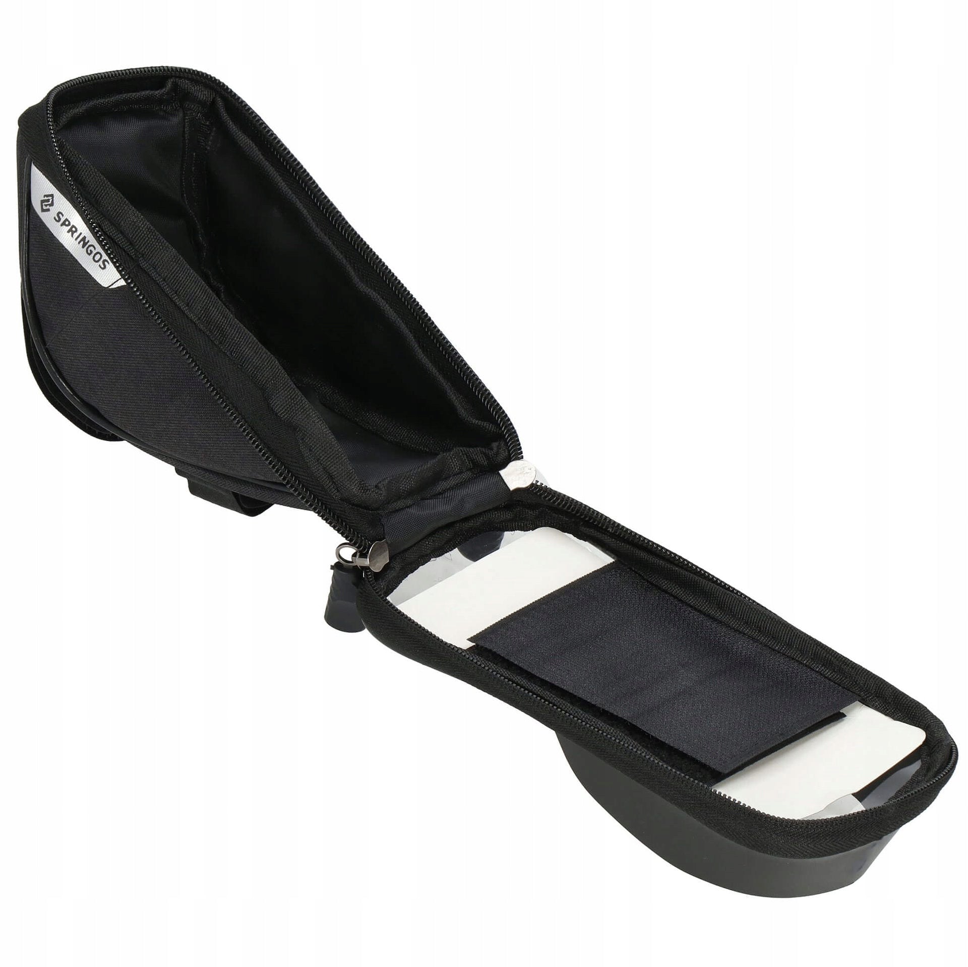 BICYCLE POUCH PHONE HOLDER BICYCLE FRAME HANDLEBAR BAG WATERPROOF Model sakwa rowerowa wodoodporna uchwyt na telefon