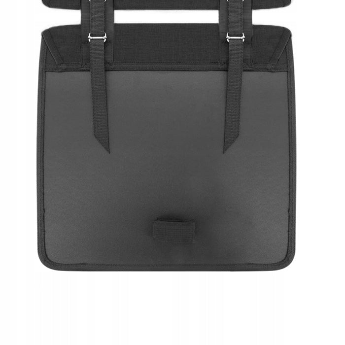 BICYCLE POUCH REAR RACK BAG 36L TWO CHAMBERS STIFFENED REFLECTIVE Height 36 cm
