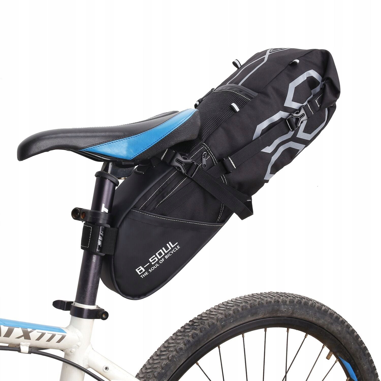 BICYCLE POUCH SADDLE BAG CAPACIOUS MULTIFUNCTIONAL B-SOUL 12L 1