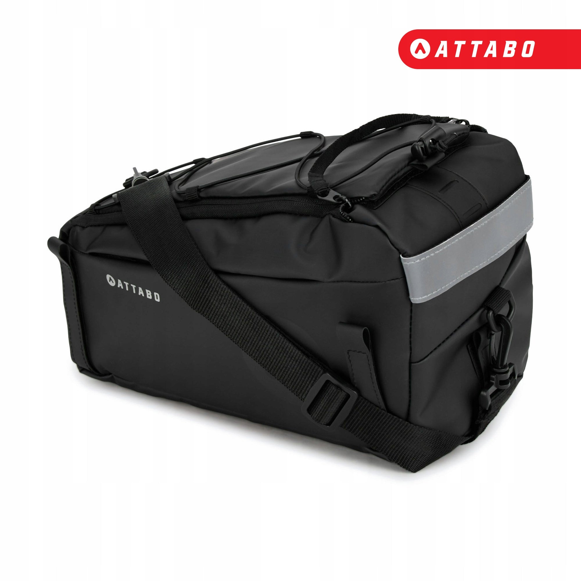 BICYCLE POUCH TRUNK BAG ATTABO MYBACK 7l WATERPROOF FOR BICYCLE Color black