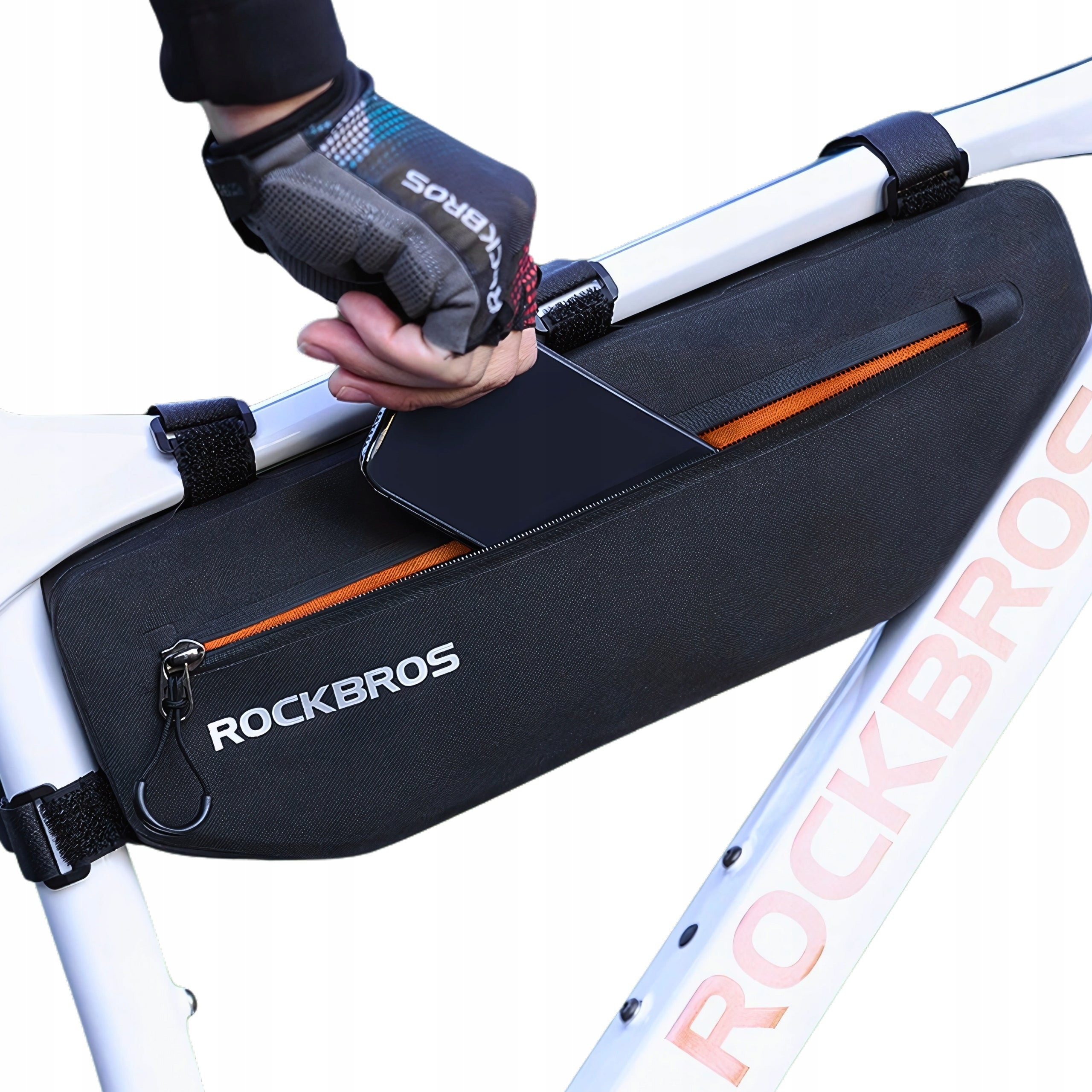 BICYCLE POUCH UNDER THE FRAME ROCKBROS 3L VELCRO BAG WATERPROOF BICYCLE BAG Packaging status original