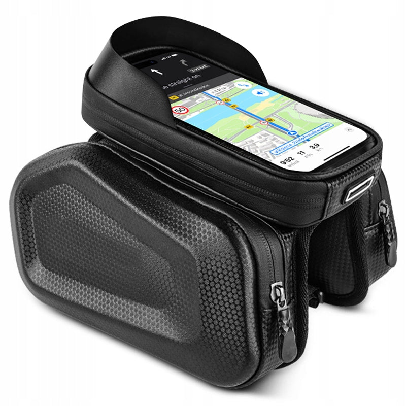 BICYCLE POUCH WATERPROOF DOUBLE HOLDER PHONE CASE FRAME BIKE Brand no brand