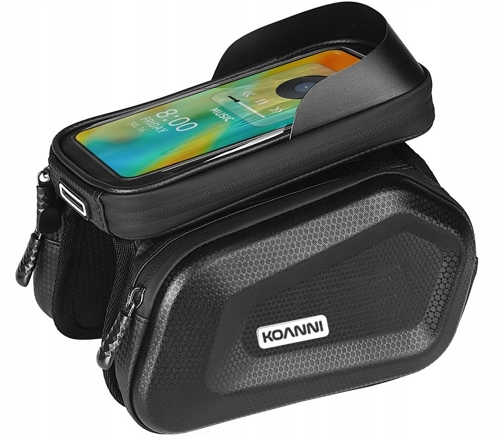 BICYCLE POUCH WATERPROOF DOUBLE HOLDER PHONE CASE FRAME BIKE Capacity 1 l