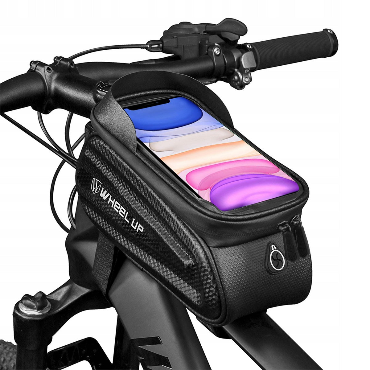 BICYCLE POUCH WATERPROOF PHONE CASE HOLDER BAG POUCH FOR FRAME Capacity 2 l