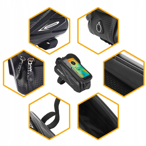 BICYCLE POUCH WATERPROOF PHONE CASE HOLDER FRAME BAG SACHET Brand no brand