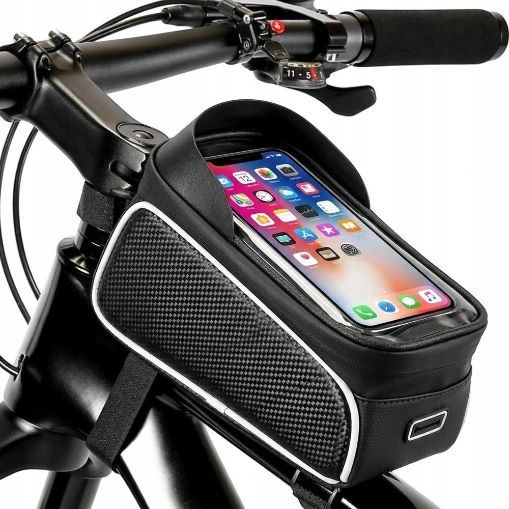 BICYCLE POUCH WATERPROOF PHONE CASE STURDY FRAME BAG POUCH