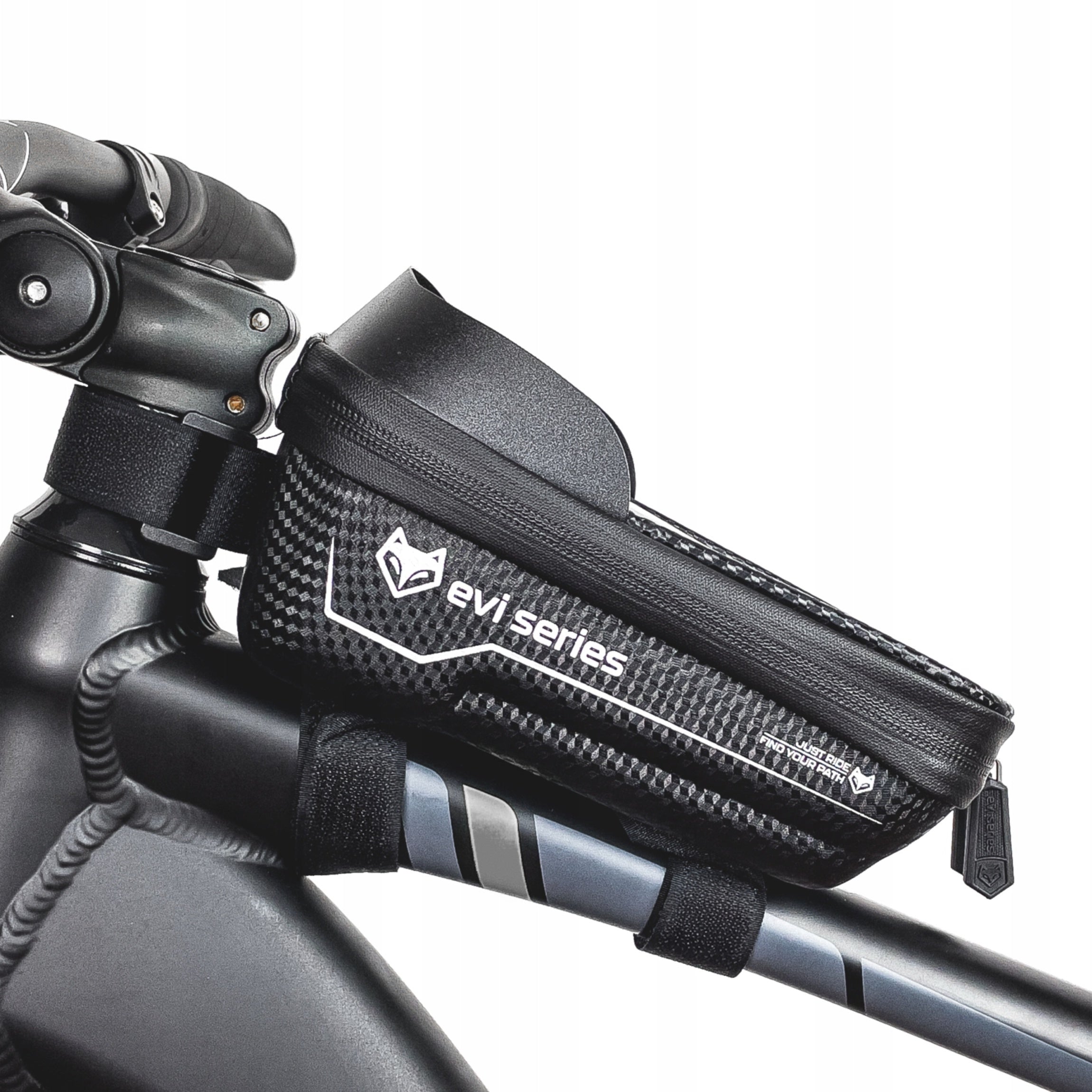 BICYCLE POUCH WATERPROOF PHONE CASE STURDY FRAME BAG SACHET M Dominant material synthetic material