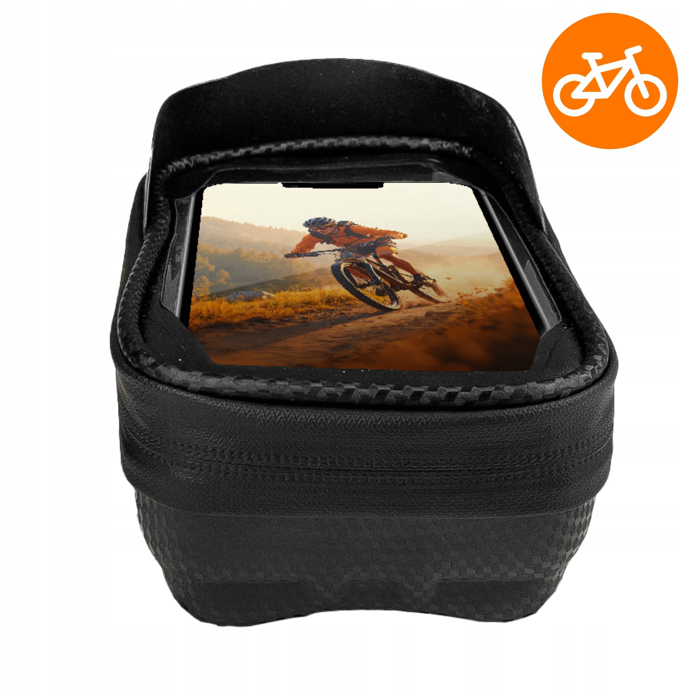 BICYCLE POUCH WATERPROOF PHONE CASE STURDY FRAME BAG SACHET M Kind front
