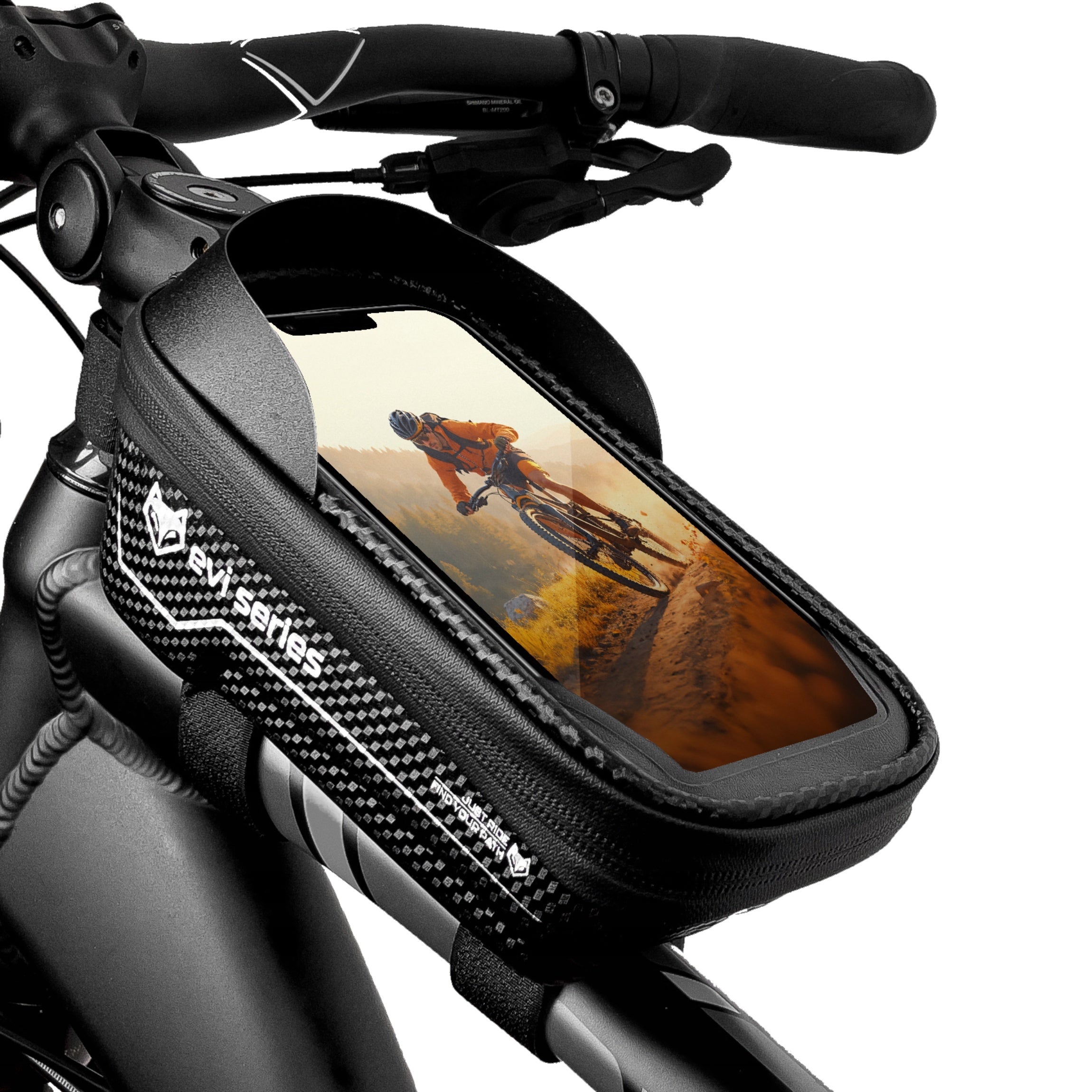 BICYCLE POUCH WATERPROOF PHONE CASE STURDY FRAME BAG SACHET M