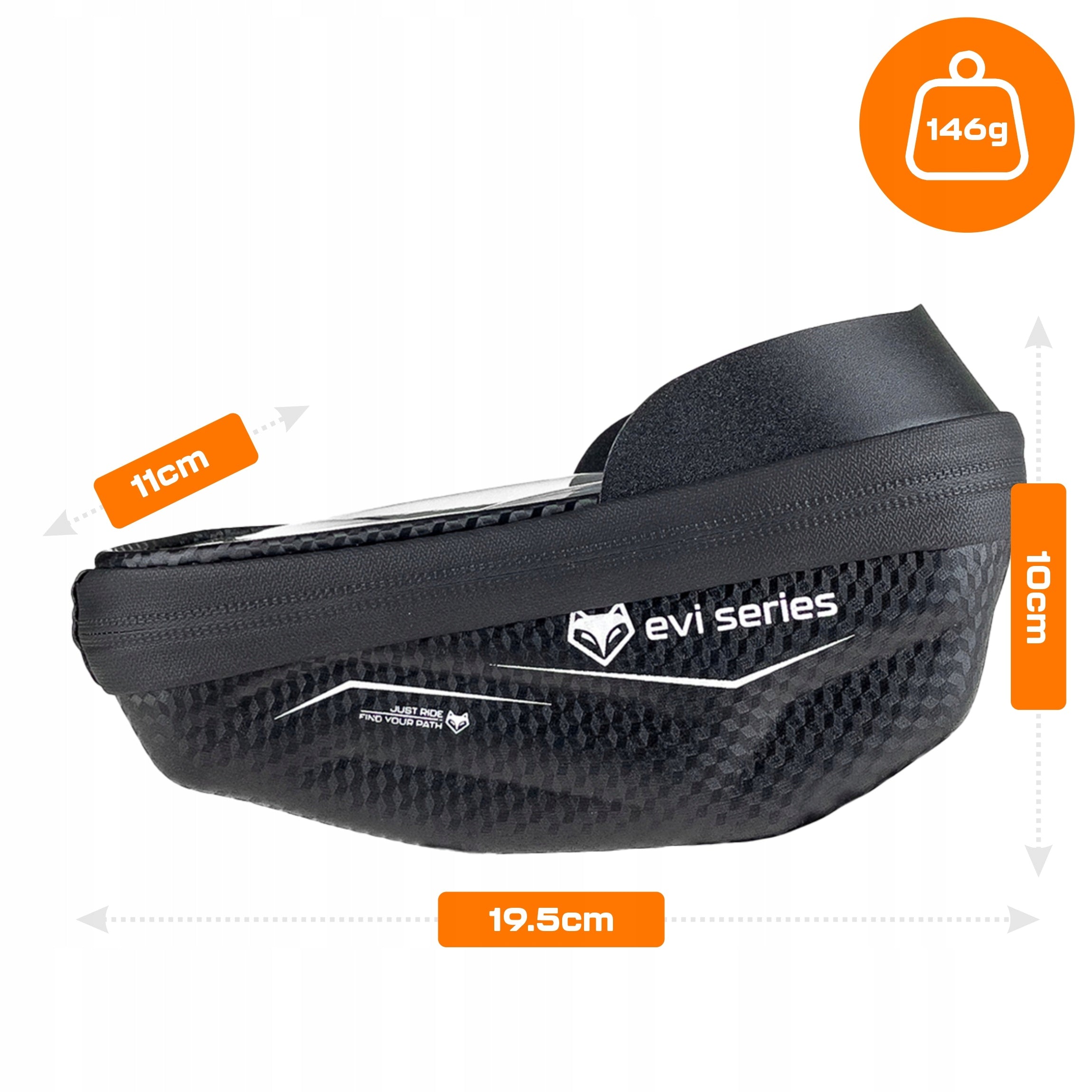 BICYCLE POUCH WATERPROOF PHONE CASE STURDY HANDLEBAR BAG S Manufacturer code evi_bikebag_S