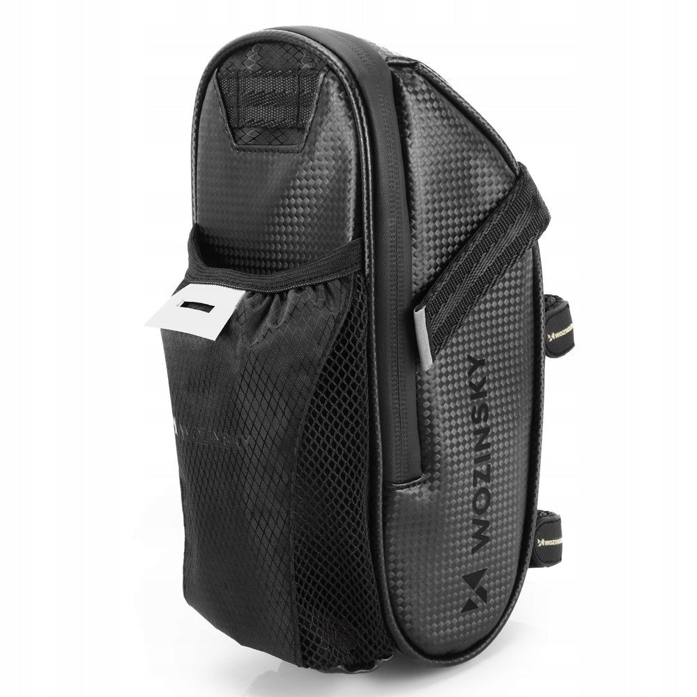 BICYCLE POUCH WOZINSKY SADDLE BAG FOR WATER BOTTLE WATERPROOF Color black