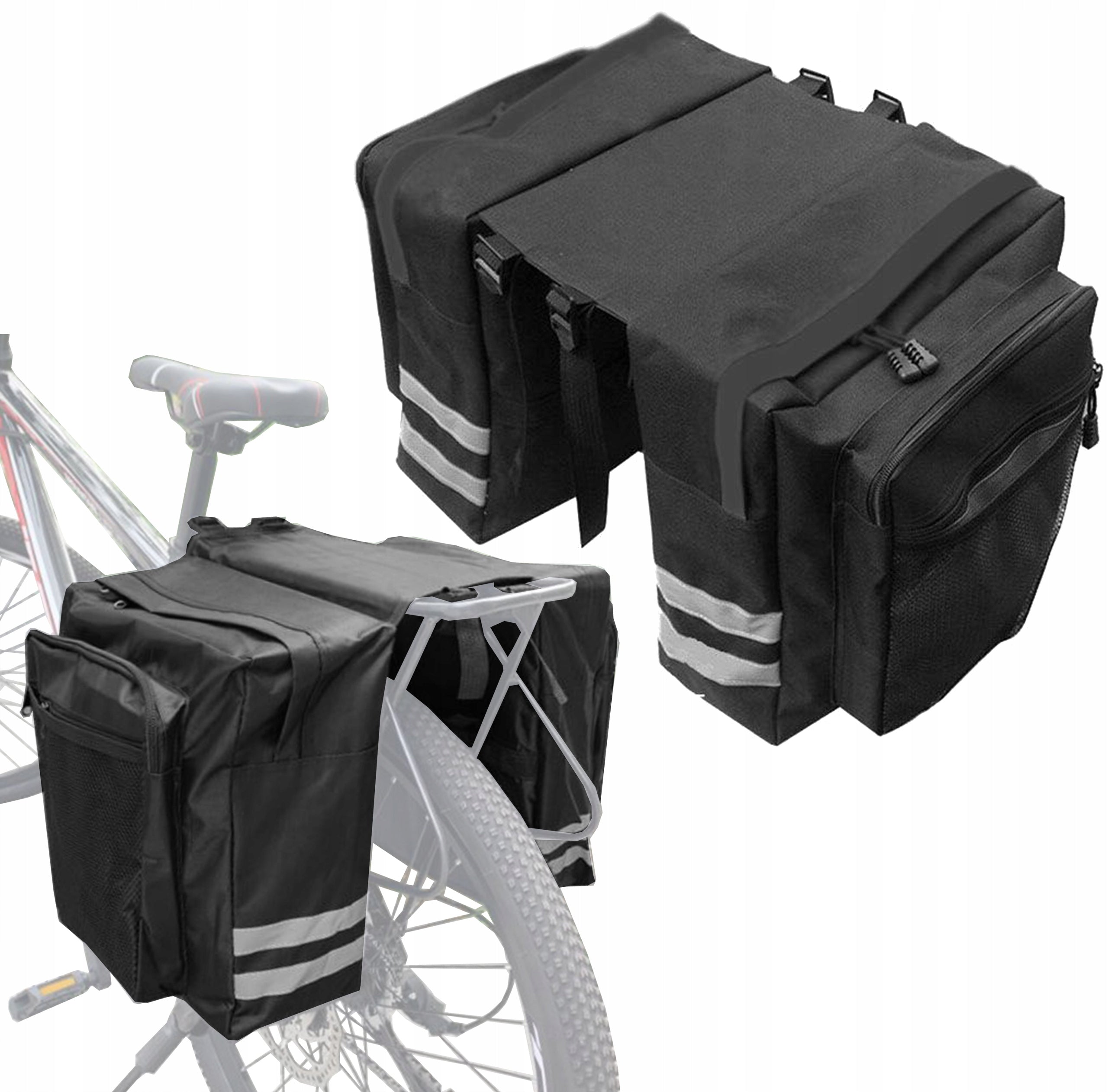 BICYCLE POUCHES FOR ELECTRIC BIKE FOR TRUNK BAG UNIVERSAL TRUNK